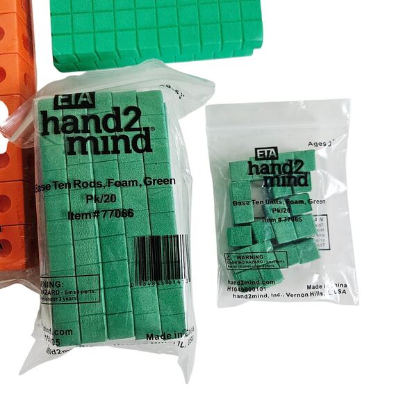 Hand 2 Mind Educational Tool Kits Pop Cubes Counting Blocks Math Manipulatives - Picture 3 of 5